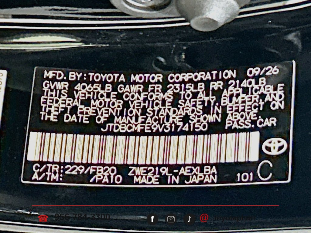 New 2027 Toyota Corolla LE FWD image 28
