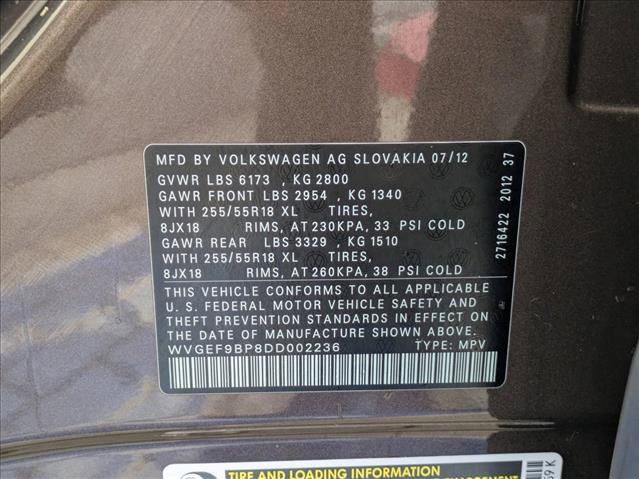 Used 2013 Volkswagen Touareg Sport image 24