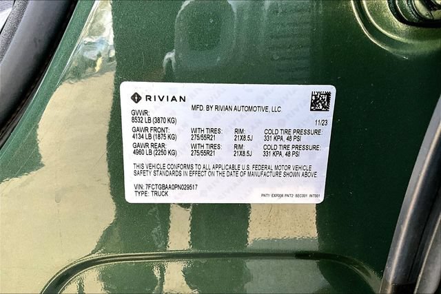 Used 2023 Rivian R1T Adventure Dual AWD/4WD image 20