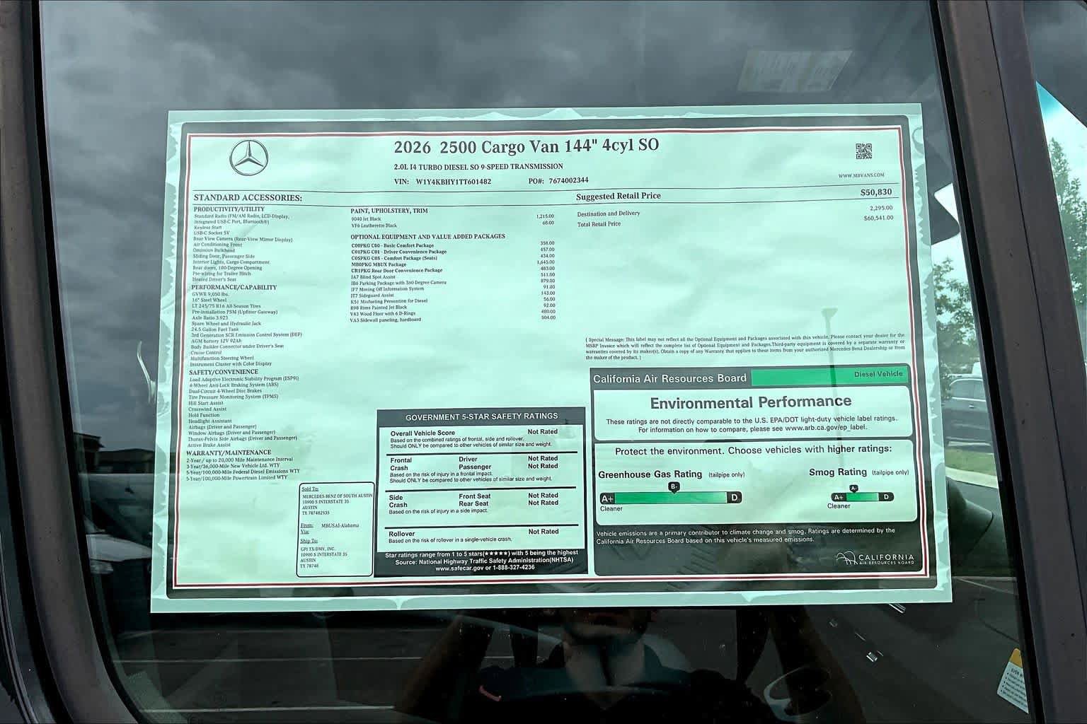 New 2026 Mercedes-Benz Sprinter 2500 image 22