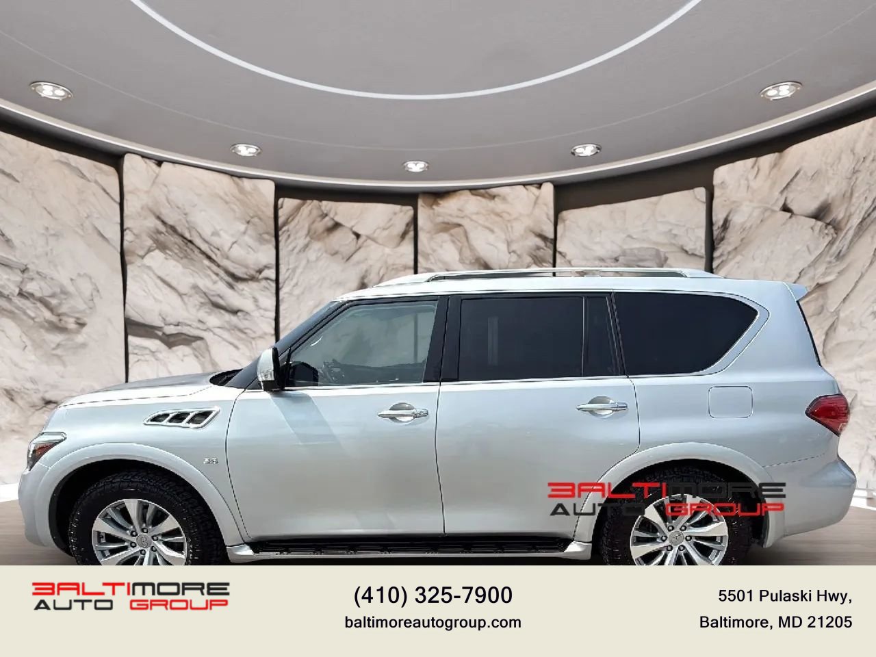 Used 2017 INFINITI QX80 4WD w/ Driver Assistance Package image 7