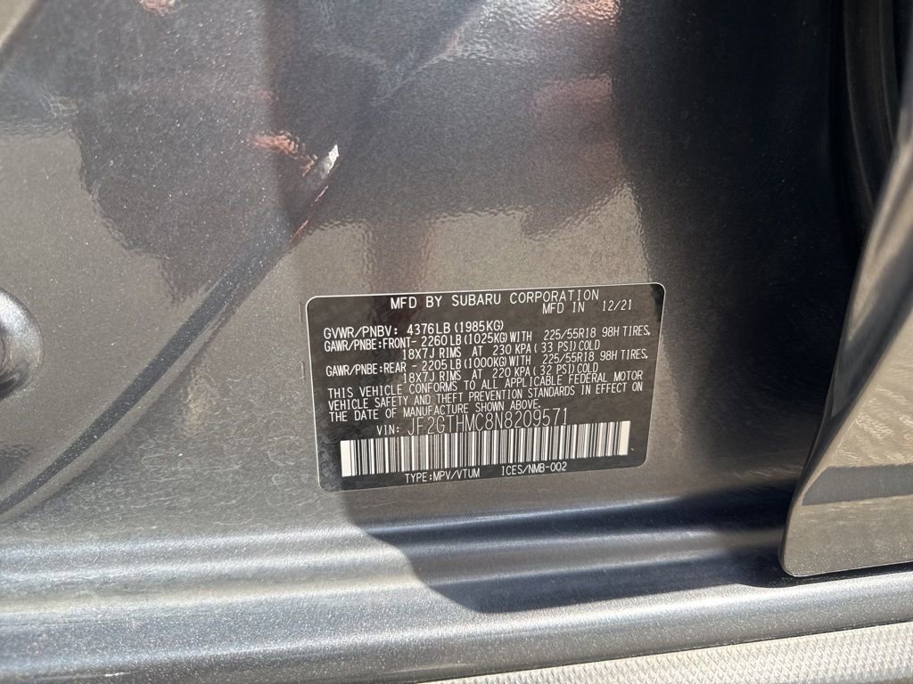 Used 2022 Subaru Crosstrek 2.5i Limited w/ Moonroof Package 1 image 36