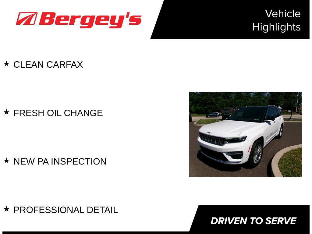 Used 2024 Jeep Grand Cherokee Summit w/ Luxury Tech Group V AWD/4WD image 5