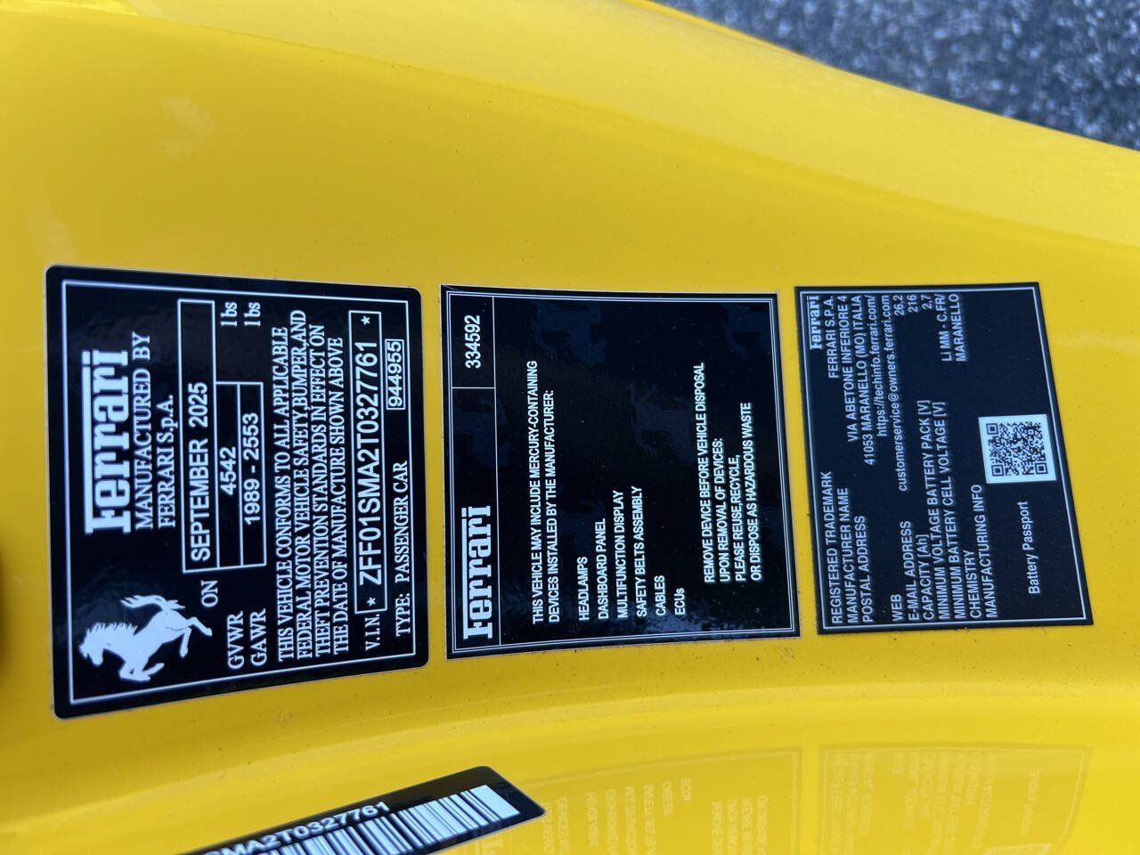 Used 2026 Ferrari 296 GTS RWD image 15