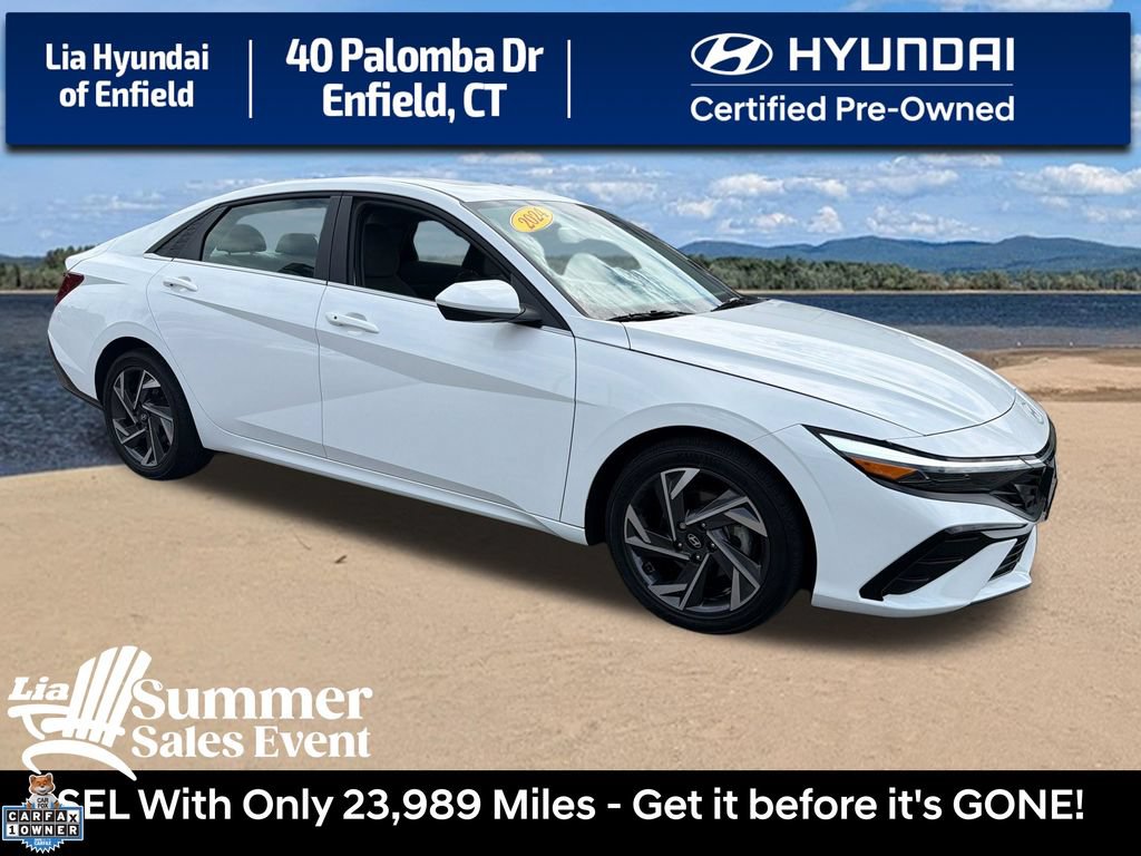 Certified 2024 Hyundai Elantra SEL w/ Convenience Package FWD image 1