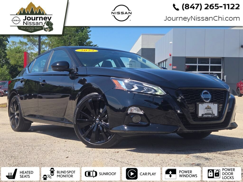 Used 2022 Nissan Altima 2.5 SR w/ Midnight Edition Package FWD image 1
