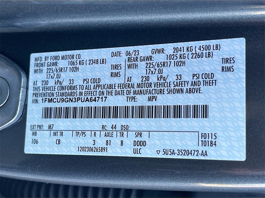 Used 2023 Ford Escape Active image 33