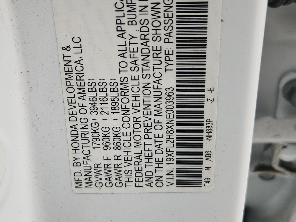 Used 2022 Honda Civic Sport image 20