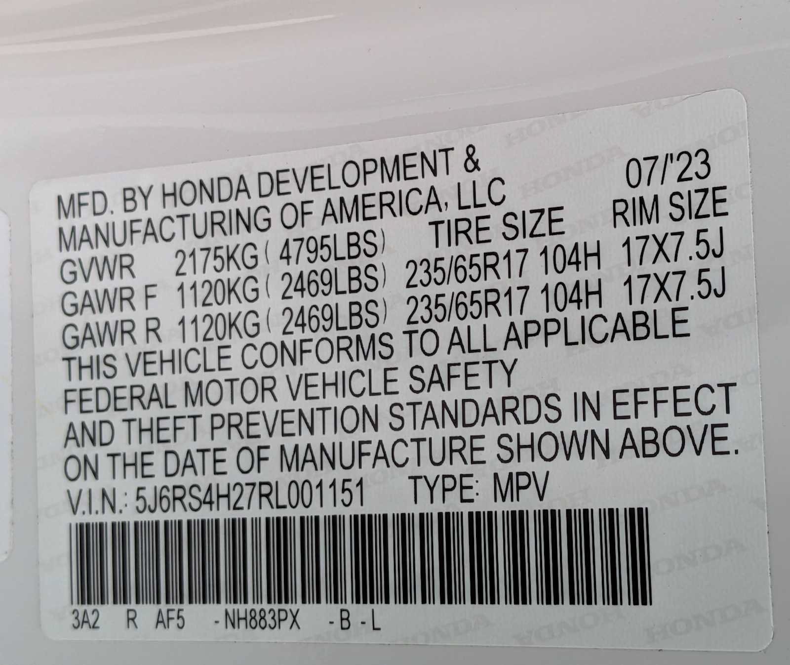 Certified 2024 Honda CR-V LX image 30