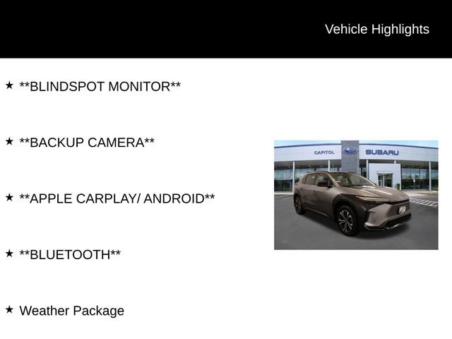 Used 2024 Toyota bZ4X XLE w/ Weather Package AWD/4WD image 5