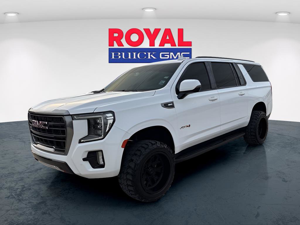 Used 2021 GMC Yukon XL AT4 w/ Rear Media and Nav Package
