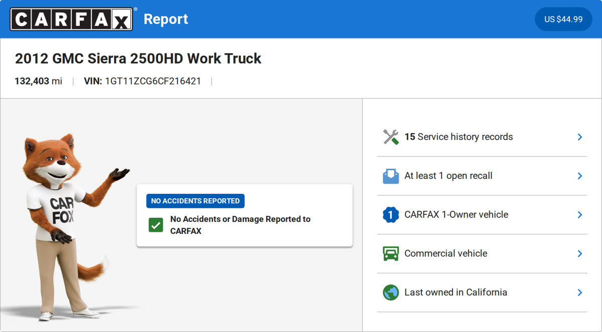 Used 2012 GMC Sierra 2500 W/T image 2