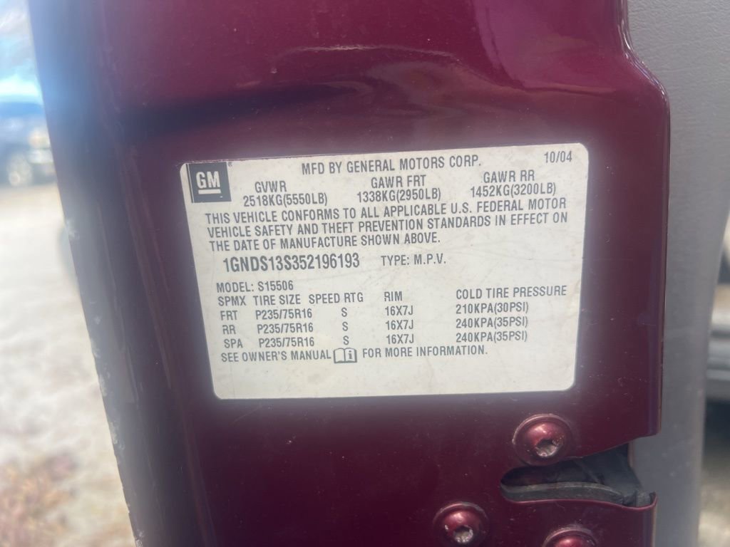 Used 2005 Chevrolet TrailBlazer LS w/ LS Preferred Equipment Group image 13