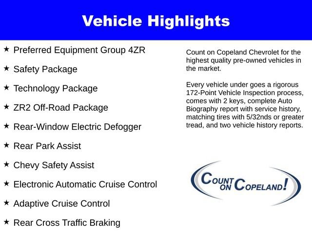 Certified 2024 Chevrolet Colorado ZR2 w/ Technology Package AWD/4WD image 4