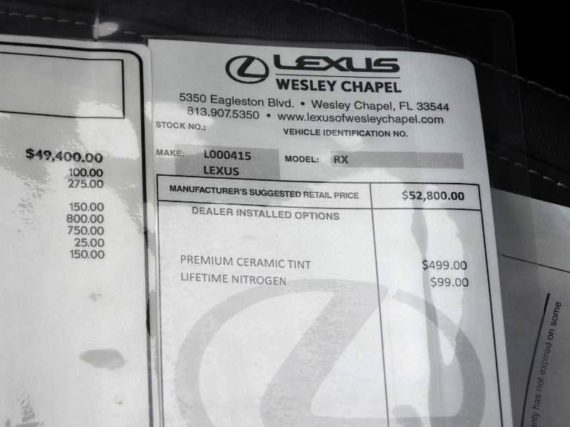 Used 2023 Lexus RX 350 Premium w/ Cold Area Package FWD image 85