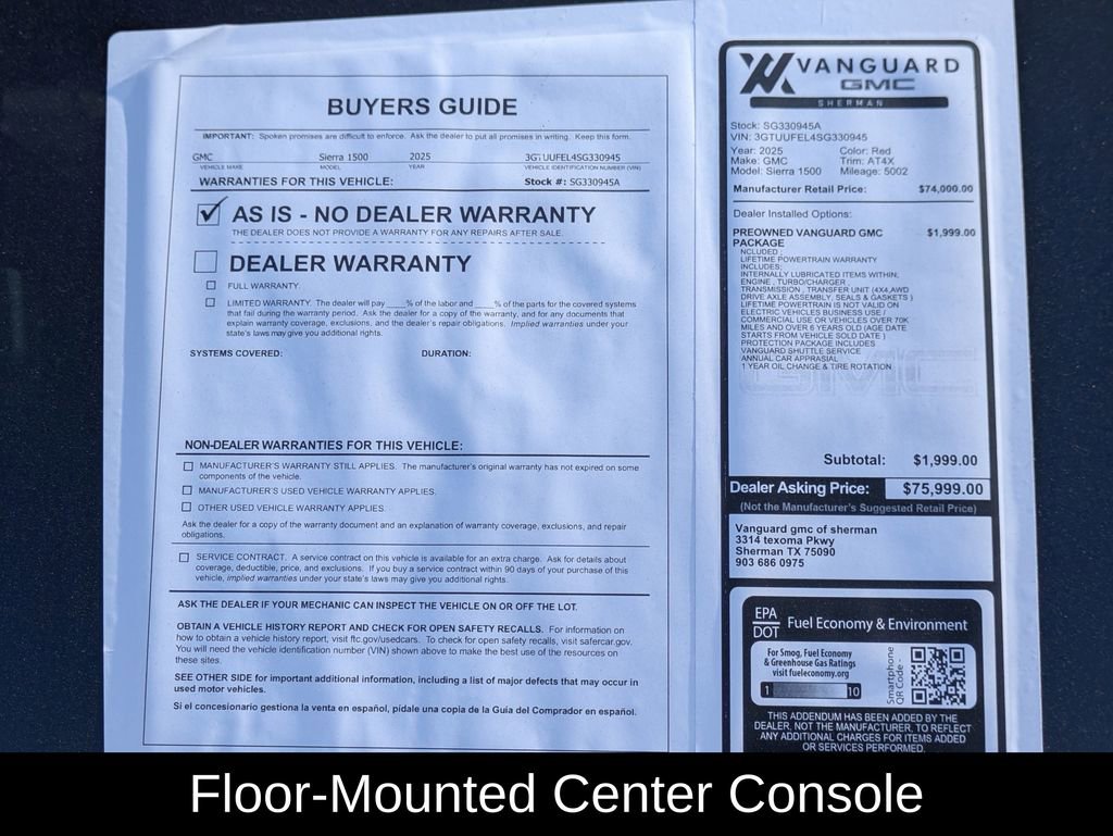 Used 2025 GMC Sierra 1500 AT4X image 40