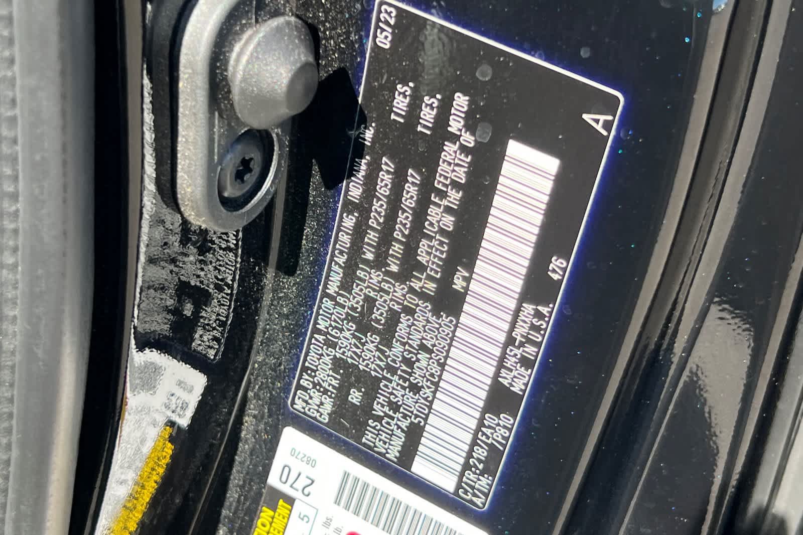 Used 2023 Toyota Sienna XLE AWD/4WD image 34