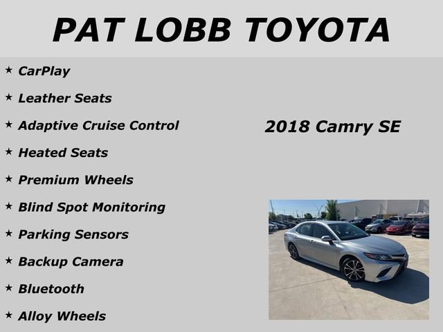 Used 2018 Toyota Camry SE w/ Convenience Package FWD image 15