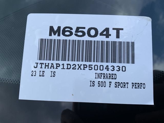 Used 2023 Lexus IS 500 RWD image 47
