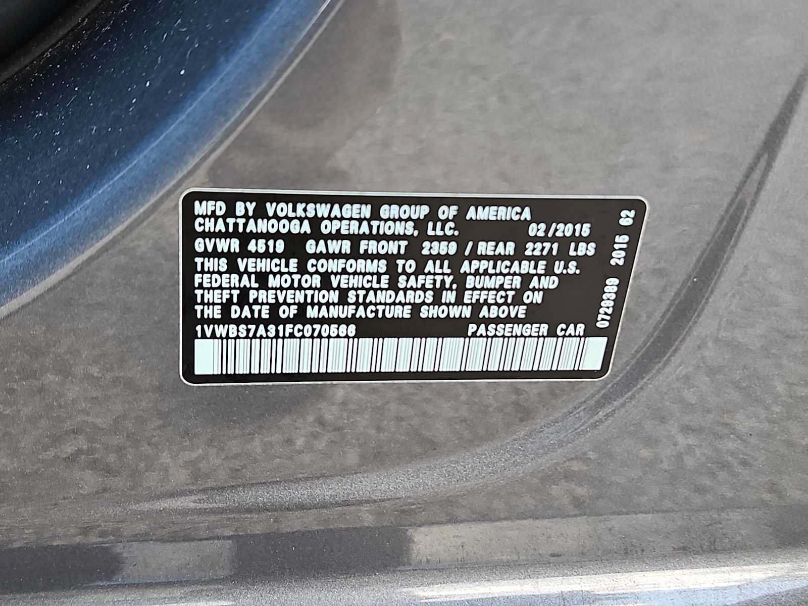 Used 2015 Volkswagen Passat 1.8T SE FWD image 27
