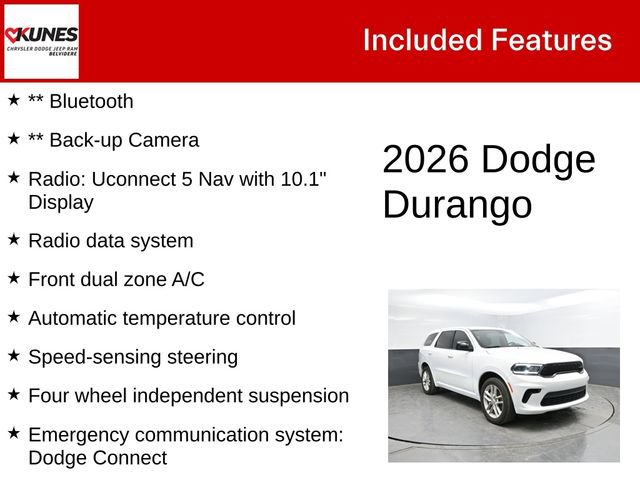 Used 2026 Dodge Durango GT AWD/4WD image 3