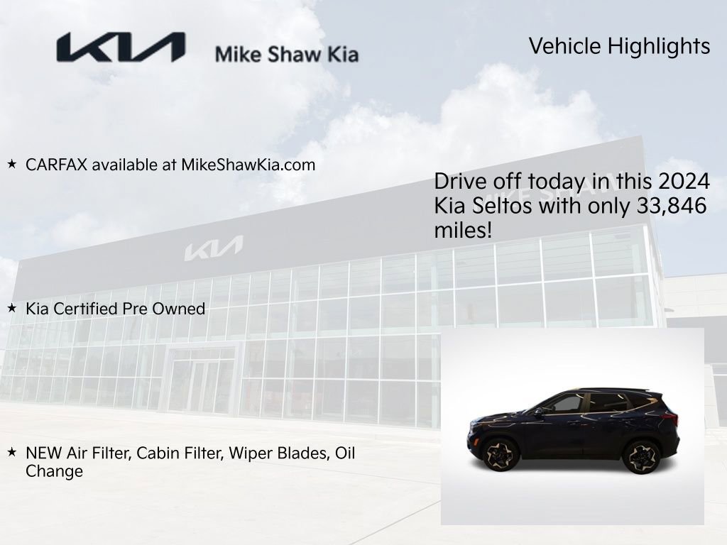 Certified 2024 Kia Seltos EX FWD image 9