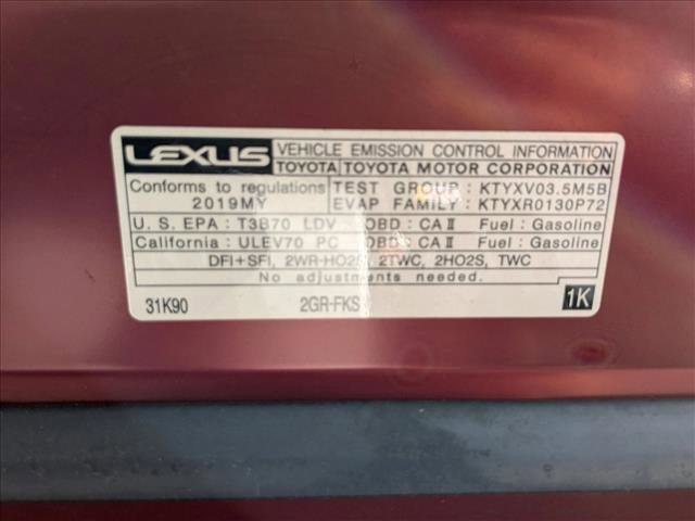 Used 2019 Lexus ES 350 w/ Premium Package image 23