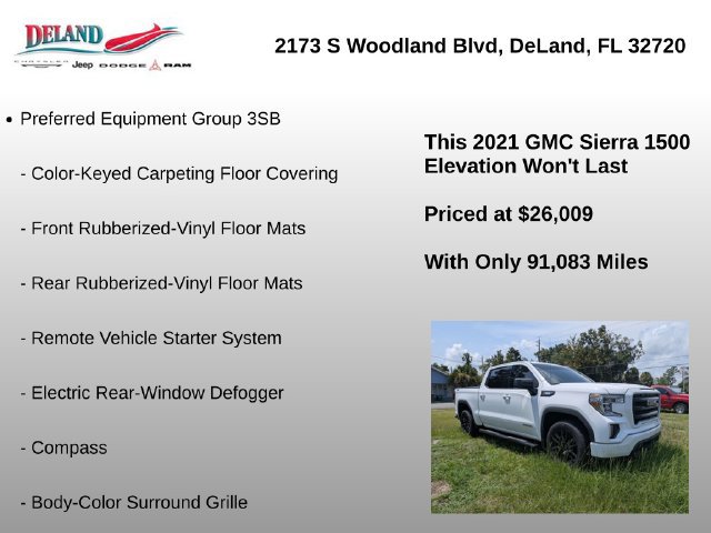 Used 2021 GMC Sierra 1500 Elevation w/ X31 Off-Road Package AWD/4WD image 17