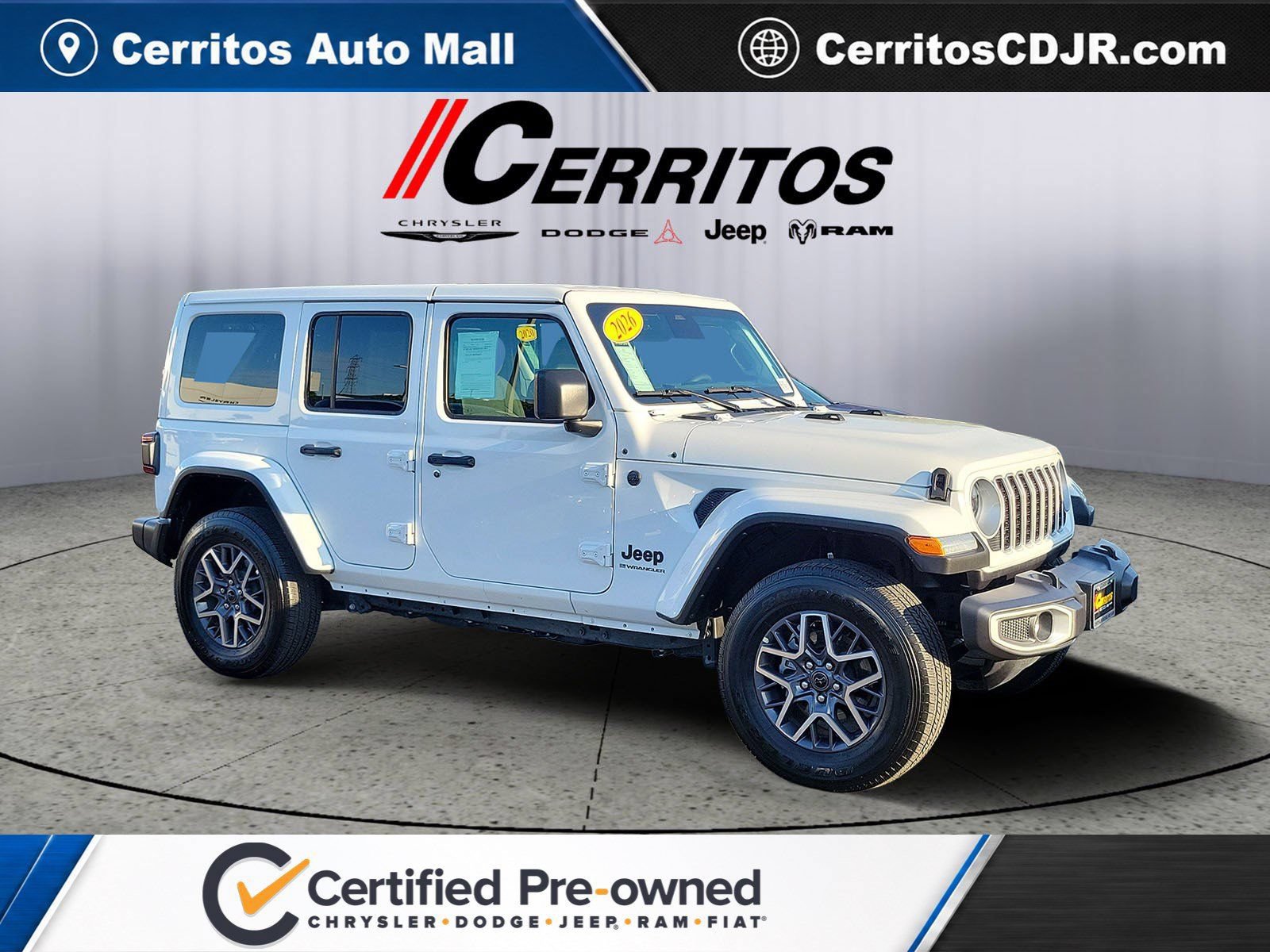 Certified 2026 Jeep Wrangler Unlimited Sahara