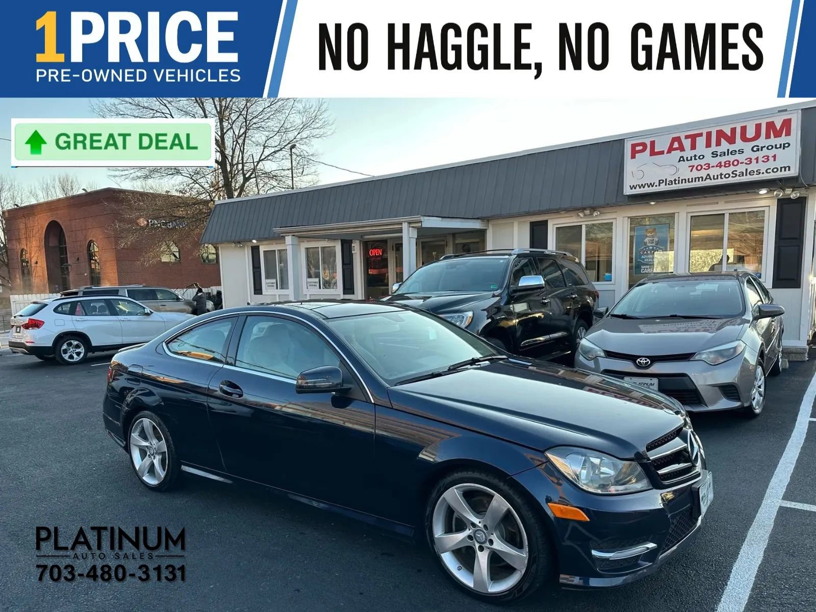 Used 2014 Mercedes-Benz C 350 4MATIC Coupe
