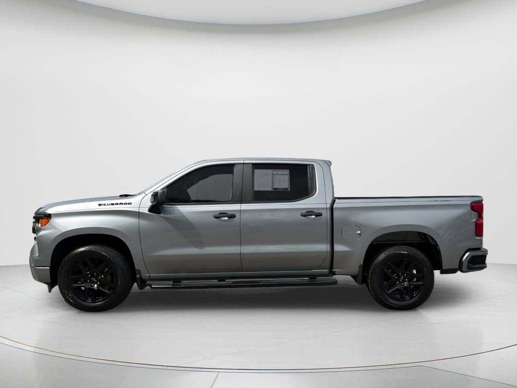 Used 2023 Chevrolet Silverado 1500 Custom w/ LPO, Dark Essentials Package RWD image 8