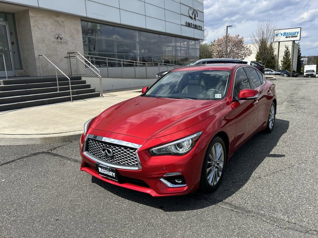 Certified 2023 INFINITI Q50 Luxe w/ Cargo Package image 4