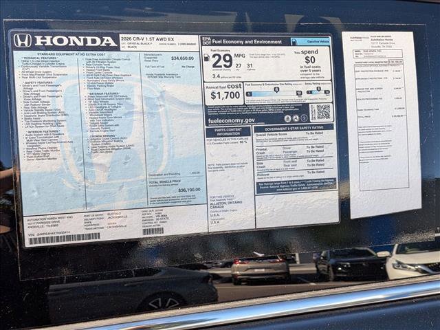 New 2026 Honda CR-V EX image 17