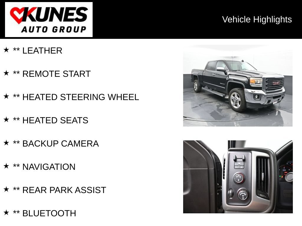 Used 2016 GMC Sierra 2500 SLT w/ Suspension Package, Off-Road AWD/4WD image 2