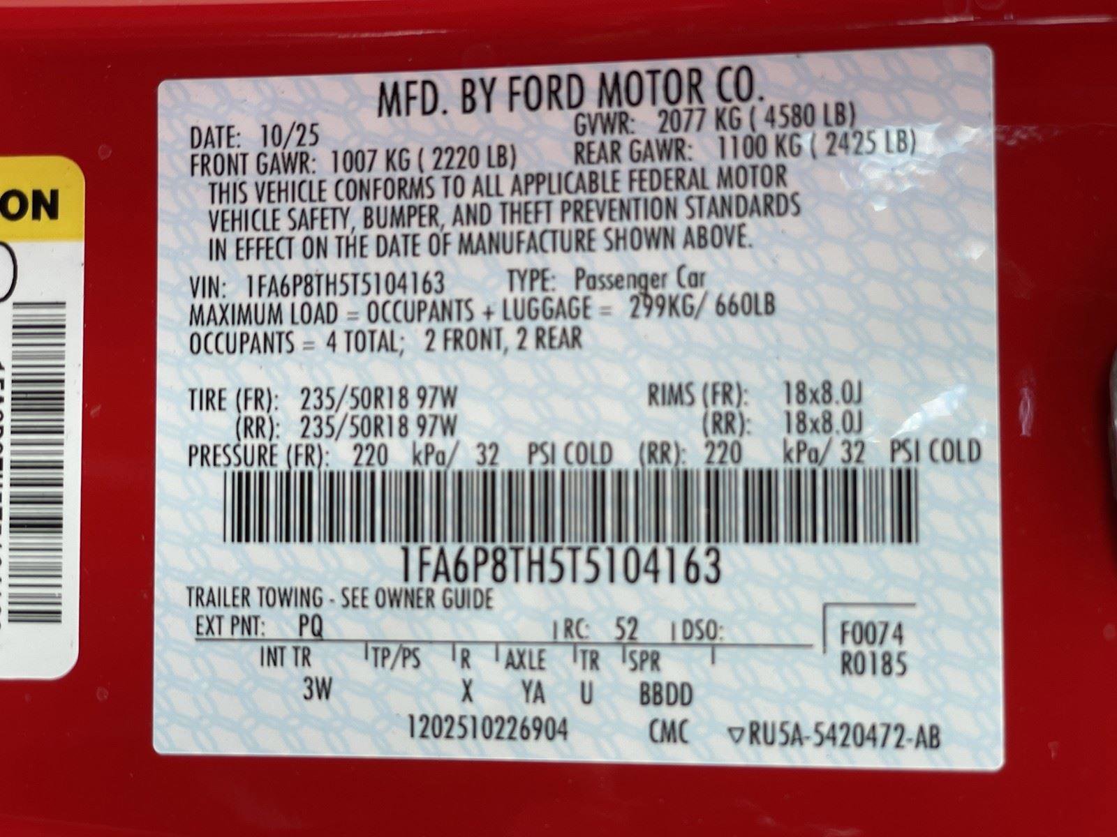 New 2026 Ford Mustang Premium image 11