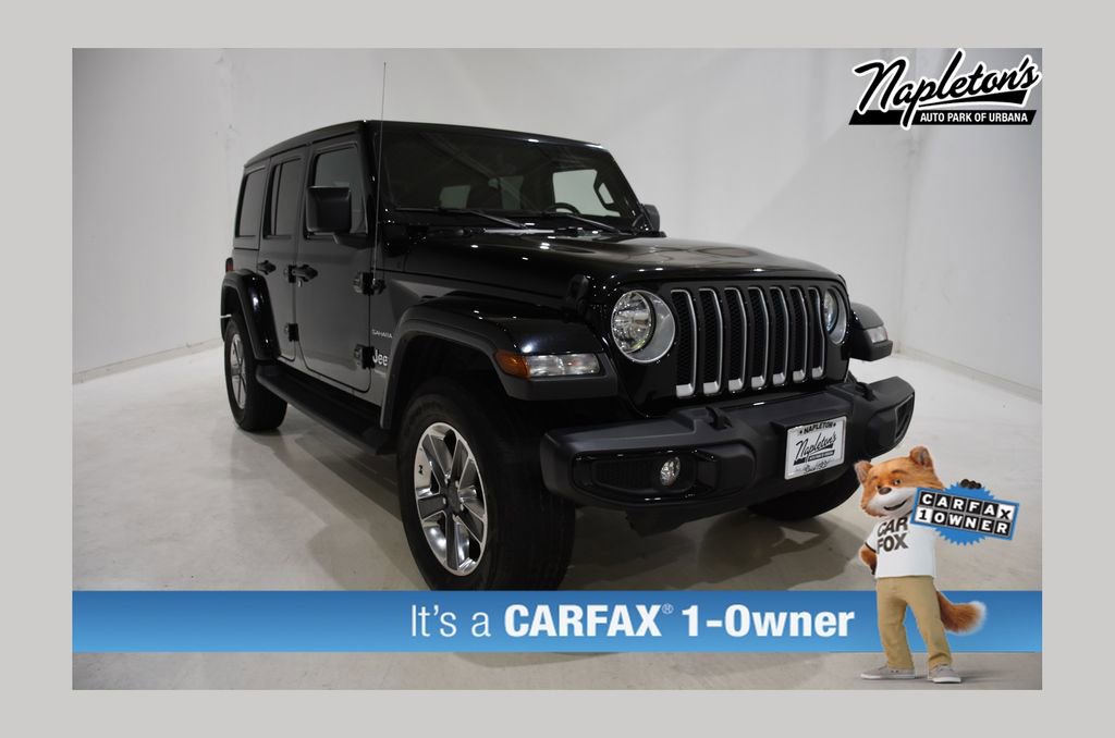 Used 2022 Jeep Wrangler Unlimited Sahara w/ Cold Weather Group image 1