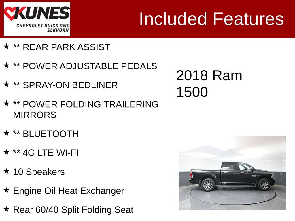 Used 2018 RAM 1500 Limited AWD/4WD image 3