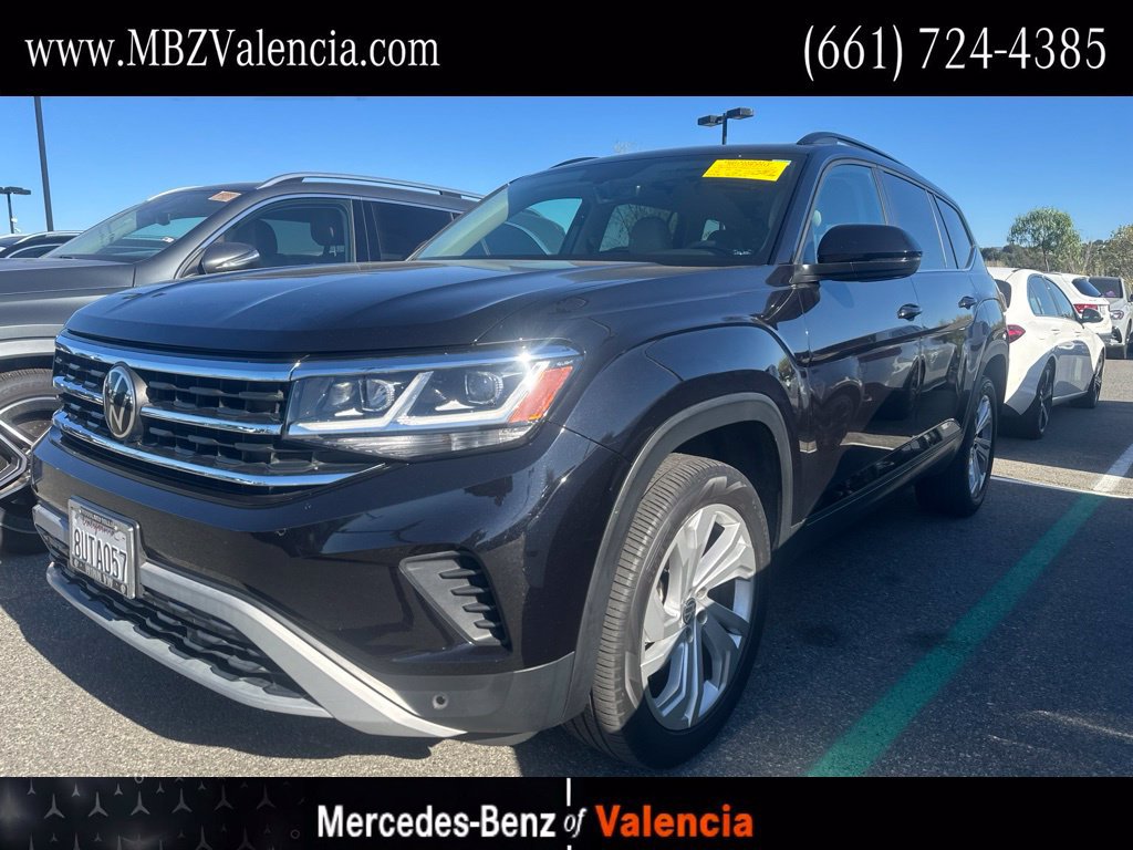 Used 2021 Volkswagen Atlas SE w/ Panoramic Sunroof Package FWD image 1