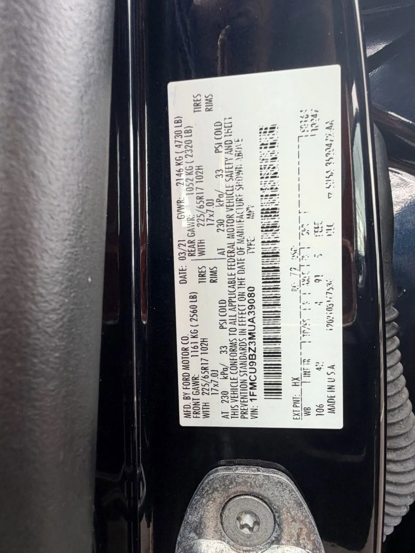 Used 2021 Ford Escape SE image 34