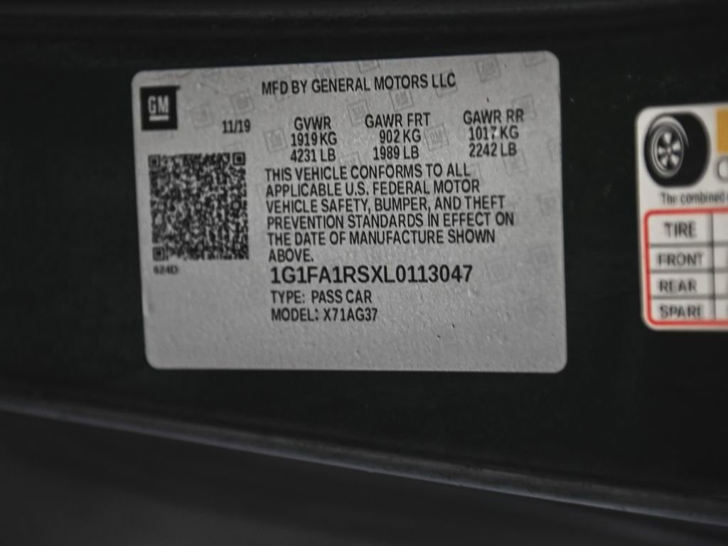 Used 2020 Chevrolet Camaro LT w/ 1LE Track Performance Package image 12