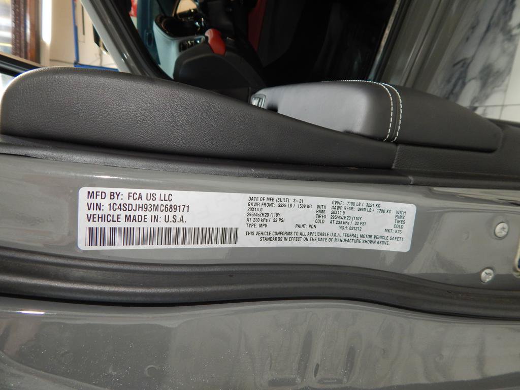 Used 2021 Dodge Durango SRT Hellcat w/ Premium Interior Group AWD/4WD image 50