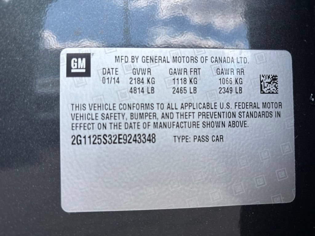 Used 2014 Chevrolet Impala LT w/ Convenience Package FWD image 10