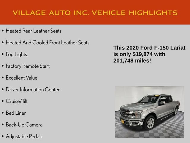 Used 2020 Ford F150 Lariat w/ Equipment Group 502A Luxury AWD/4WD image 21