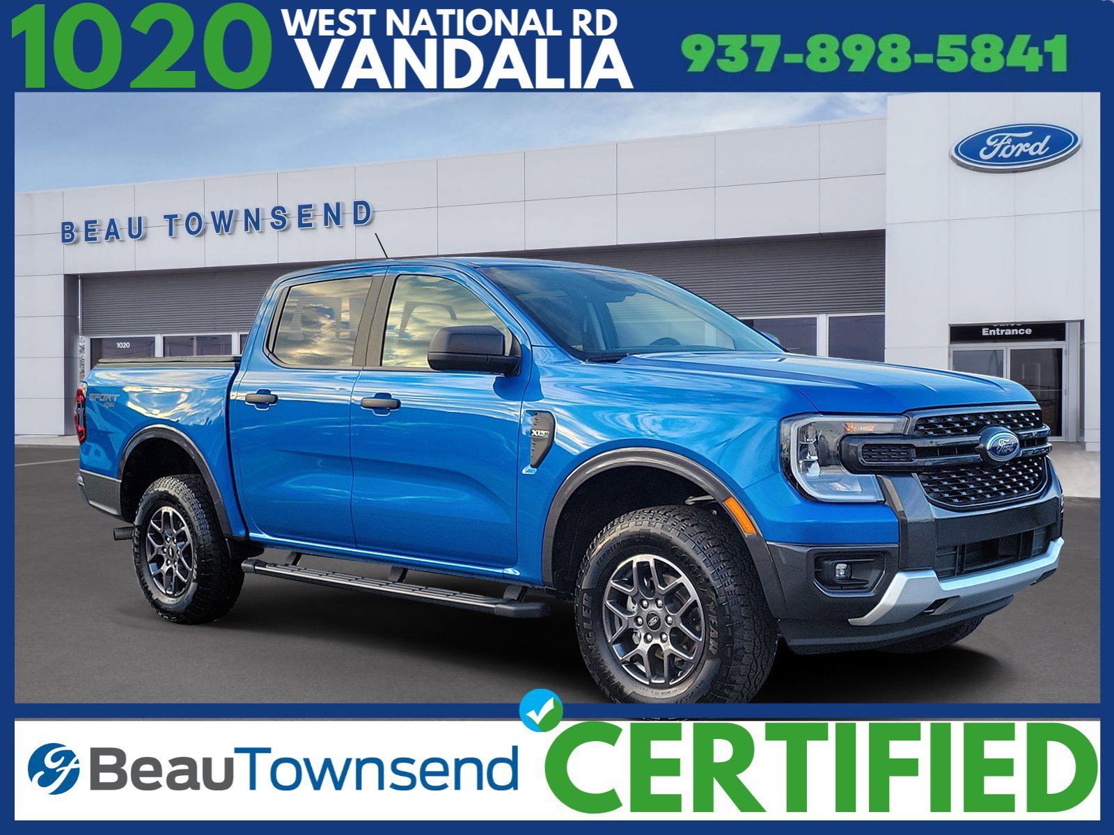Certified 2024 Ford Ranger XLT w/ Equipment Group 301A High
