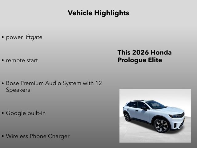 New 2026 Honda Prologue Elite image 20