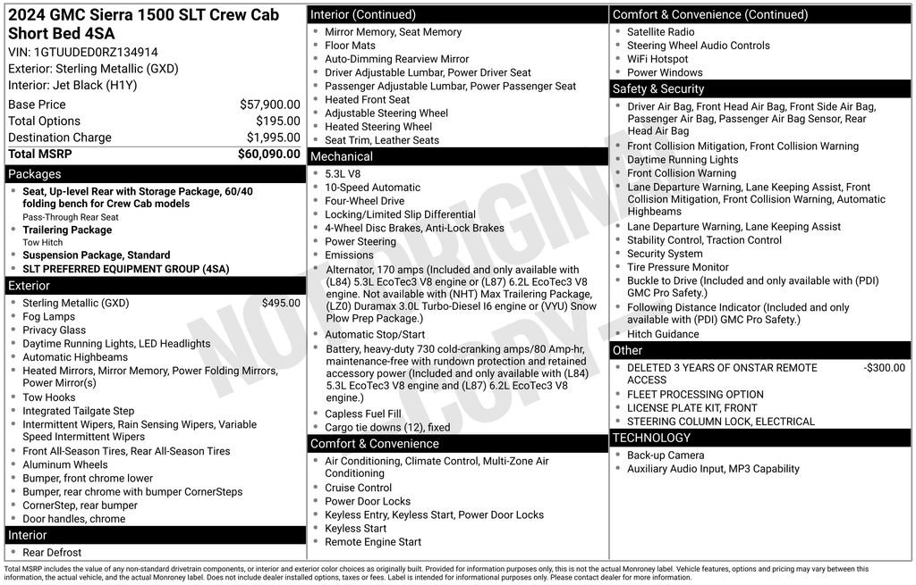 Certified 2024 GMC Sierra 1500 SLT AWD/4WD image 2
