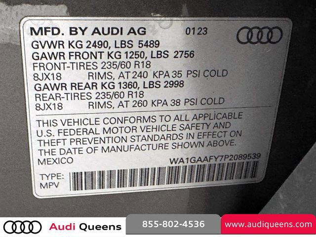 Certified 2023 Audi Q5 2.0T Premium w/ Convenience Package image 37