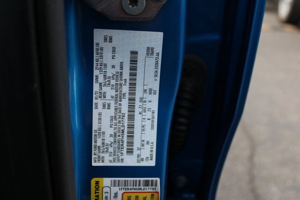 Used 2021 Ford Ranger Lariat w/ Equipment Group 501A High image 52