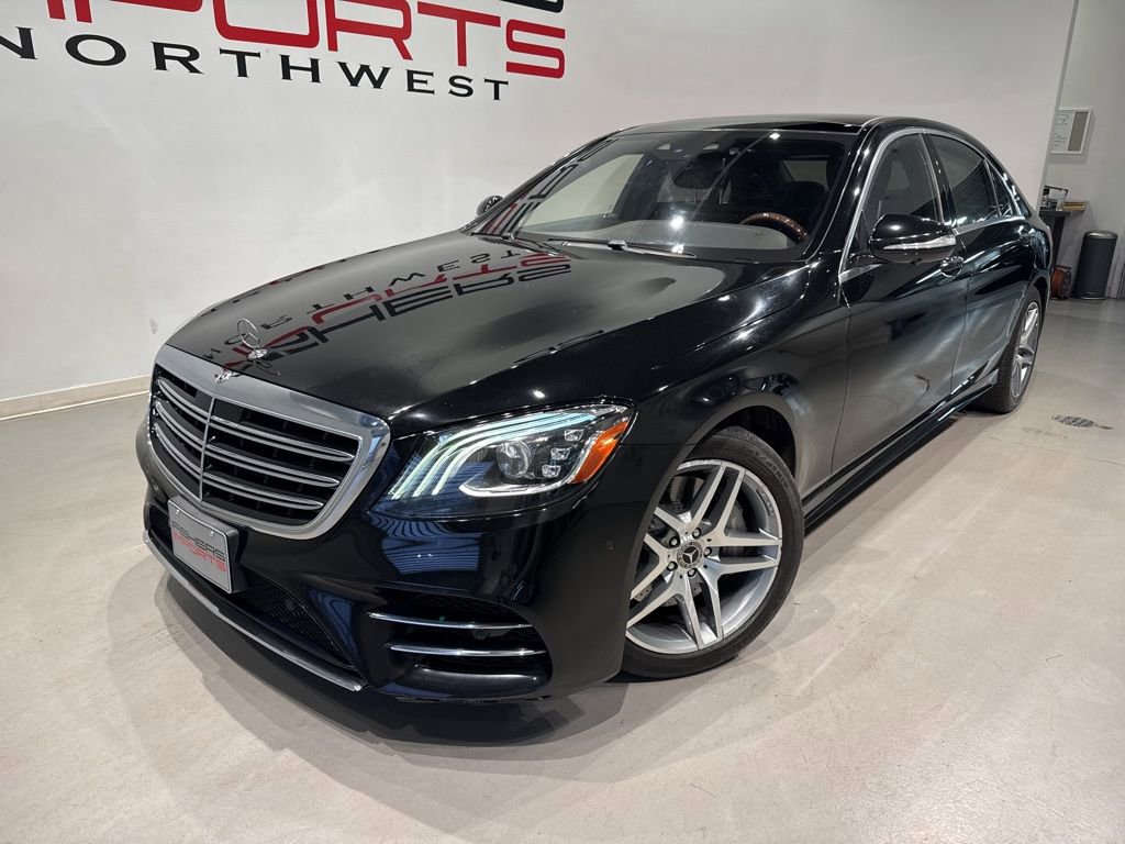 Used 2018 Mercedes-Benz S 560 4MATIC Sedan w/ AMG Line Exterior image 2