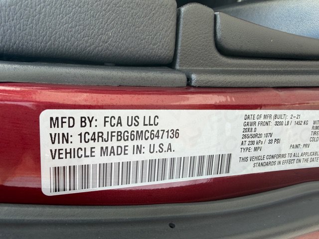 Used 2021 Jeep Grand Cherokee Limited w/ Quick Order Package 28K 80th AWD/4WD image 19